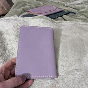 Lavender Leather Wallet